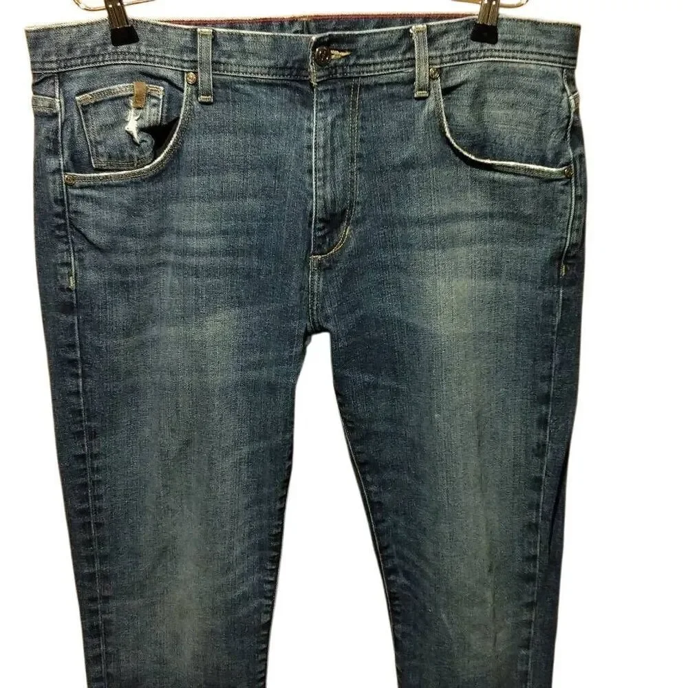Johnnie-O Dos Stretch Cotton Denim Blue Jeans Men's 36x30